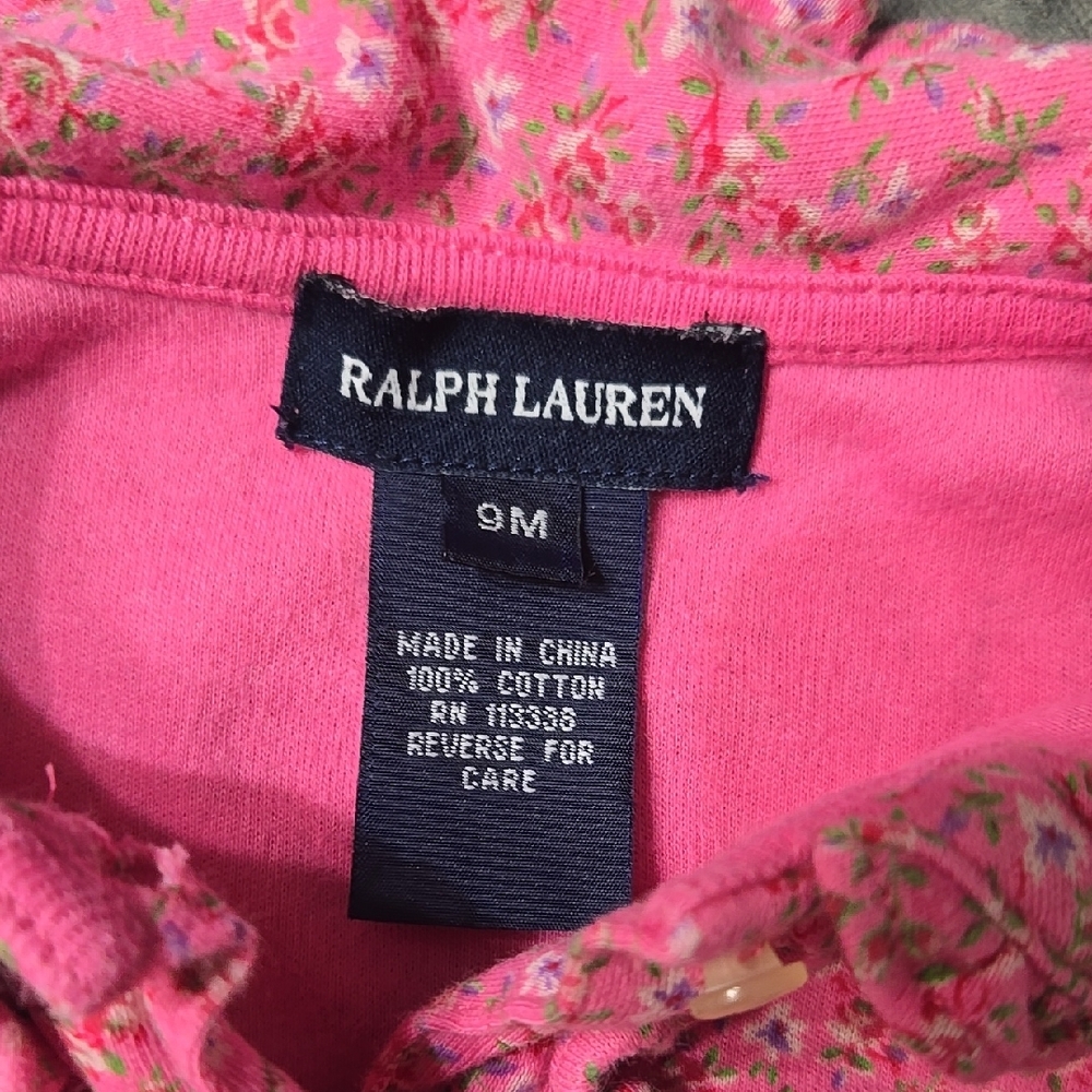 🔥🔥Ralph Lauren Pink Floral Baby Dress Set - Picture 3 of 5